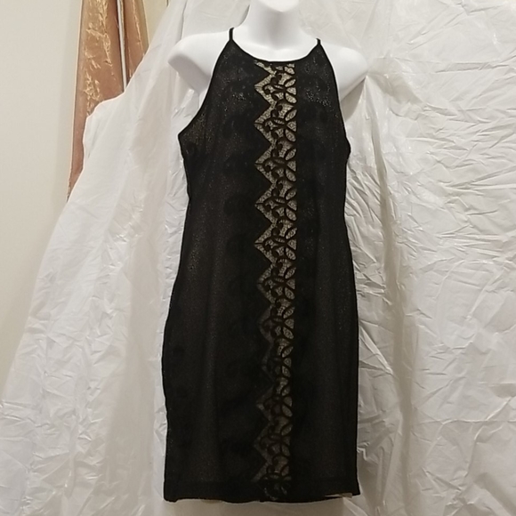 GlamDoll Dresses & Skirts - Front design black dress size XL PC
